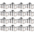 16 Pack Extra Large Heavy Duty Moving Bags, Clear Storage Bins with Lids, Reinforced Handles & Heavy-Duty Zippers Moving Boxes Storage Bags Totes for Clothes Packing, Dorms, College Supplies, Clear